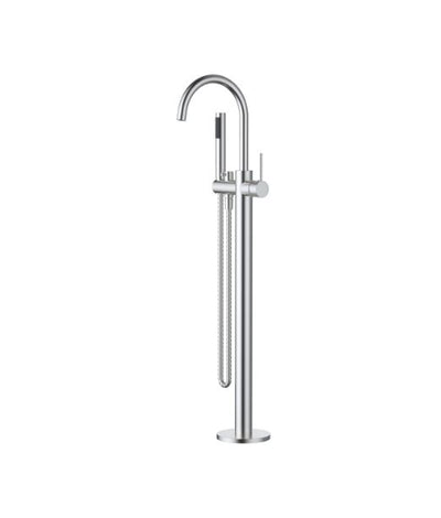 Modern National Star Mini Freestanding Bath Mixer With Hand Shower