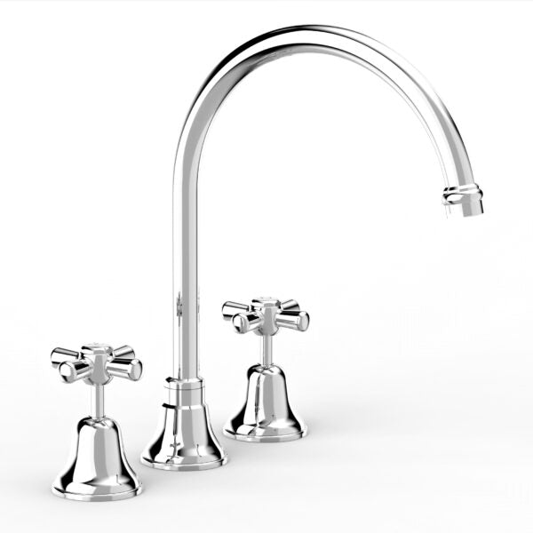 Faucet Strommen Cascade Spa Set Hob Cross