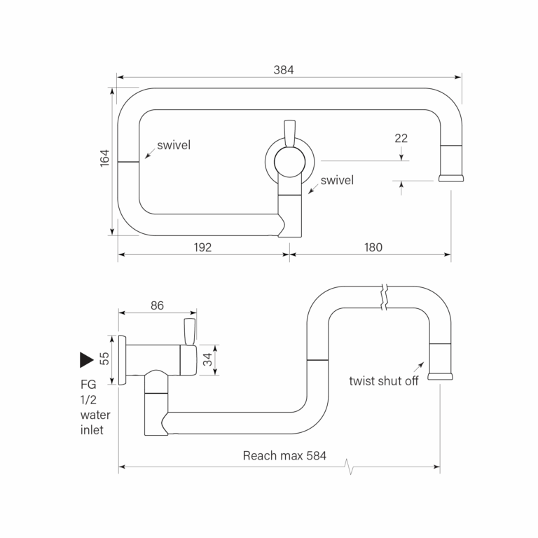 Faucet Strommen Bremont Pot Filler