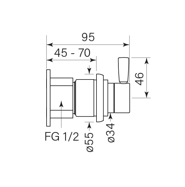 Faucet Strommen Bremont Diverter Switch