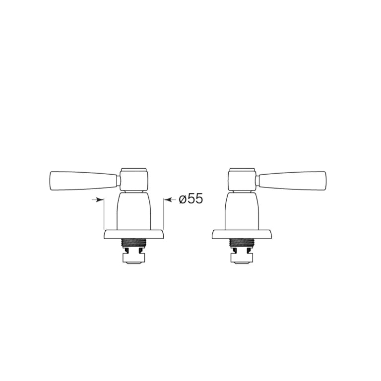 Faucet Strommen Bremont Lever Hob Tap pr