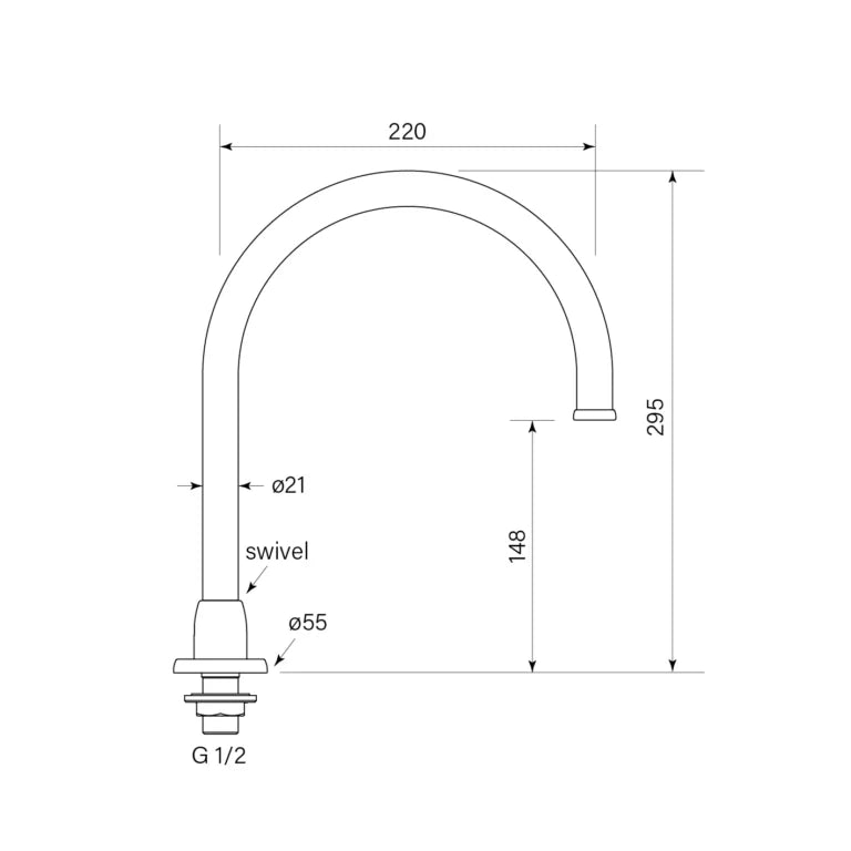 Faucet Strommen Hob Sink Spout