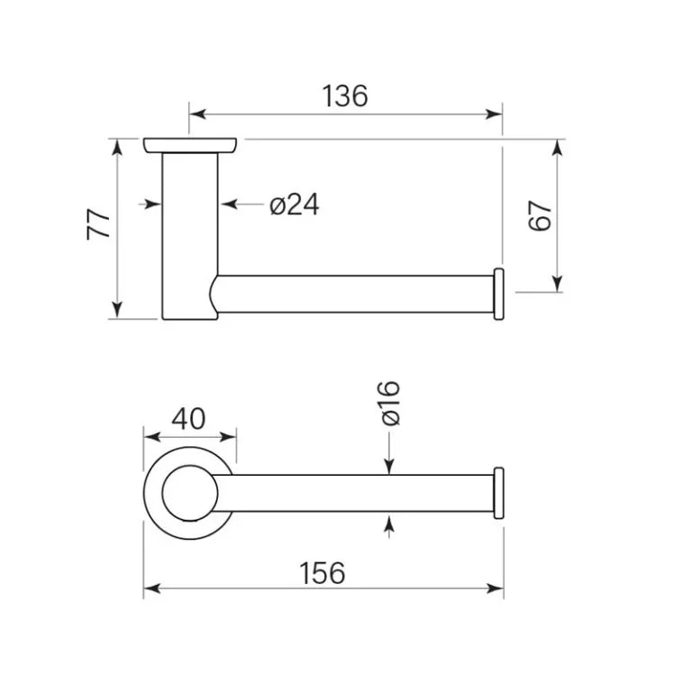Faucet Strommen Bremont Toilet Roll Holder