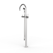 Faucet Strommen Cascade Floor Bath Mixer with Handshower