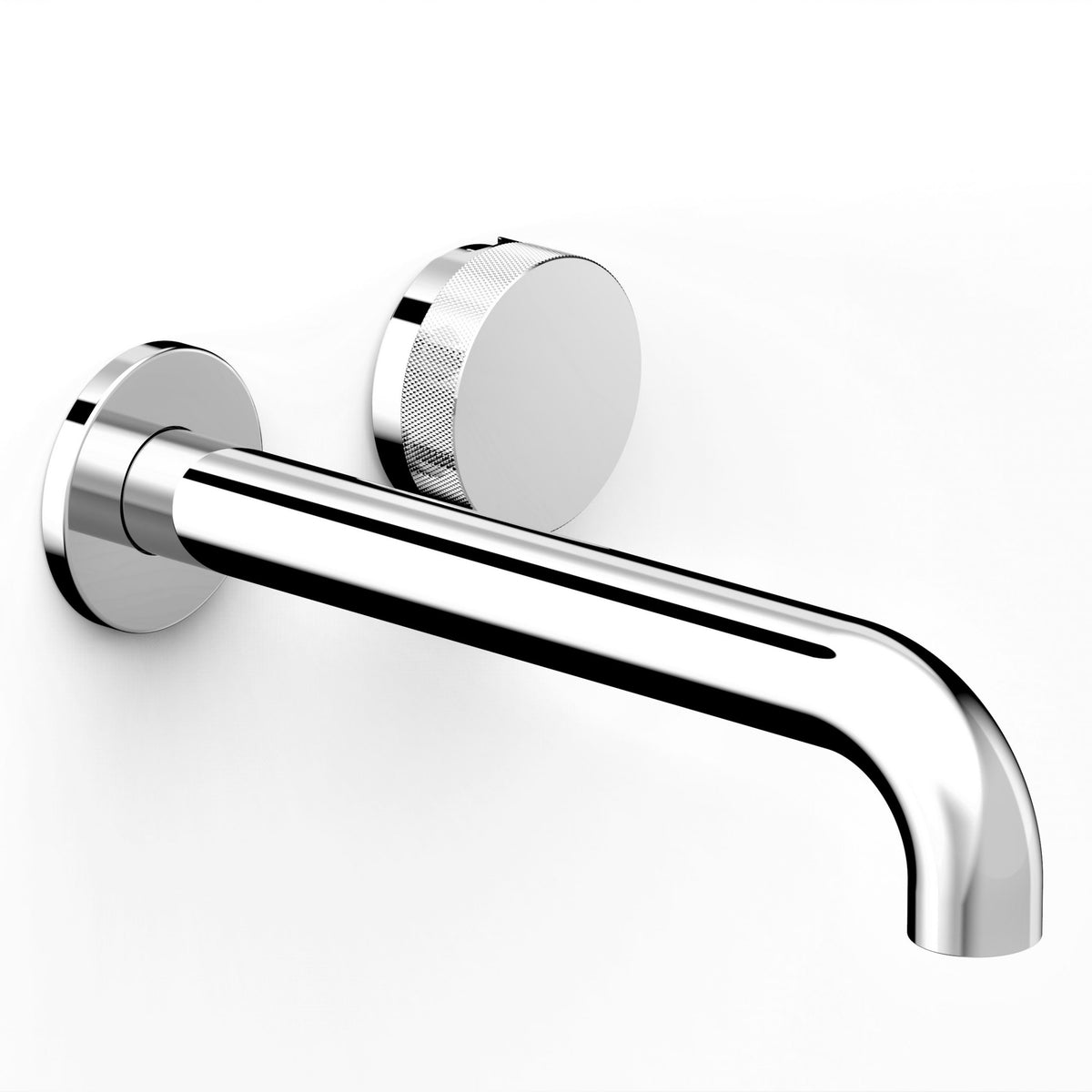 Faucet Strommen Zero Progresiv Knurl Wall Basin Mixer Set, 200