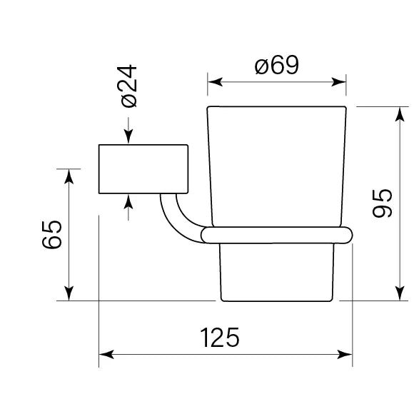 Faucet Strommen Pegasi NF Tumbler And Holder