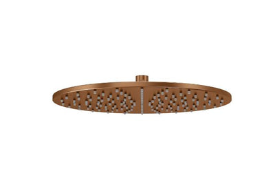Meir Round Shower Rose 300mm Lustre Bronze