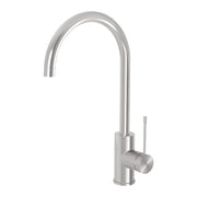 Vivid Slimline SS 316 Sink Mixer 200mm Gooseneck – Lead Free - Stainless Steel