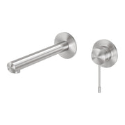 Vivid Slimline SS 316 Wall Basin / Bath Mixer Set 180mm - Stainless Steel