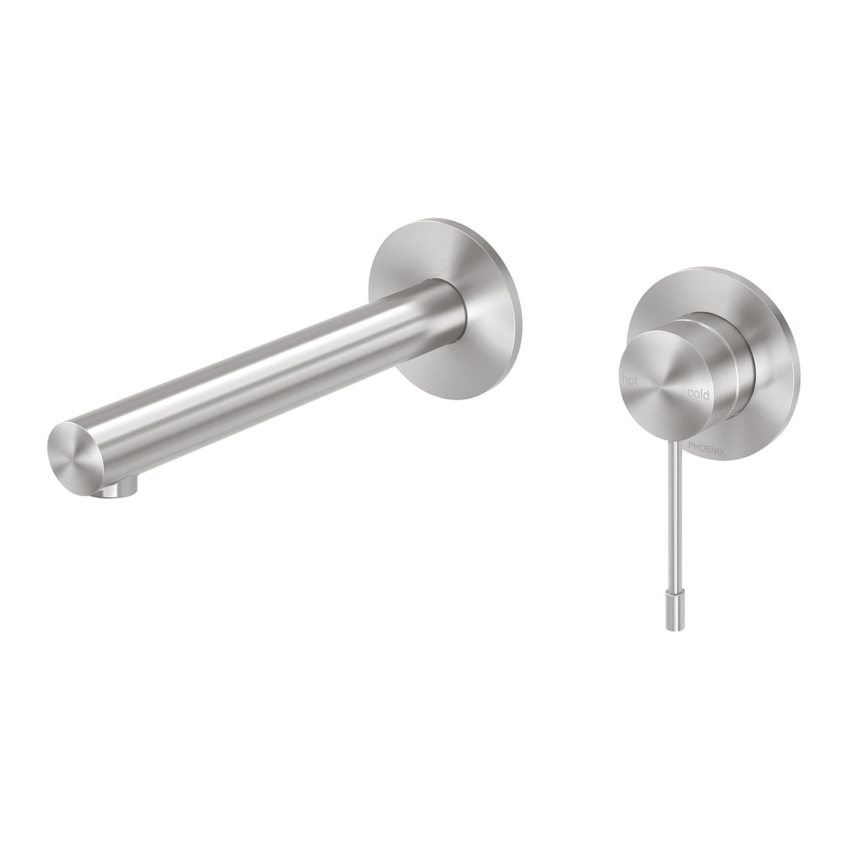 Vivid Slimline SS 316 Wall Basin / Bath Mixer Set 180mm - Stainless Steel