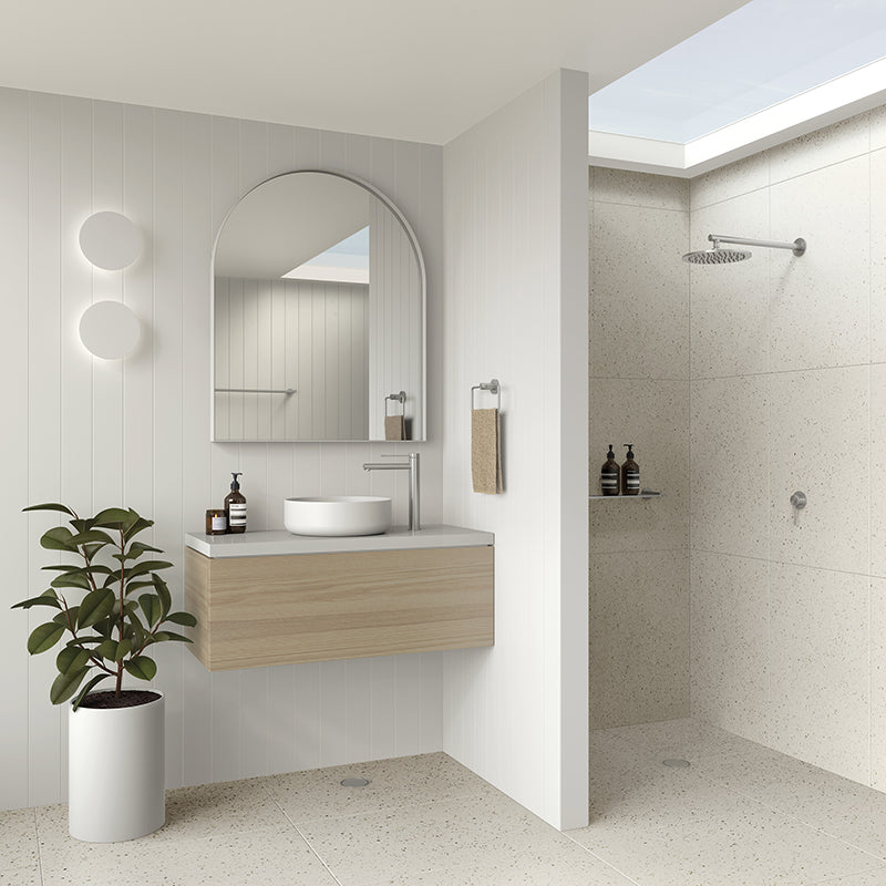 Vivid Slimline SS 316 Shower / Wall Mixer – Lead Free - Stainless Steel
