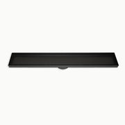 Linear Tile Insert Floor Grate (Matt Black) 100mm x 700mm (74mm Outlet)