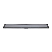 Linear Tile Insert Floor Grate (Gun Metal Grey) 100mm x 900mm (74mm Outlet)
