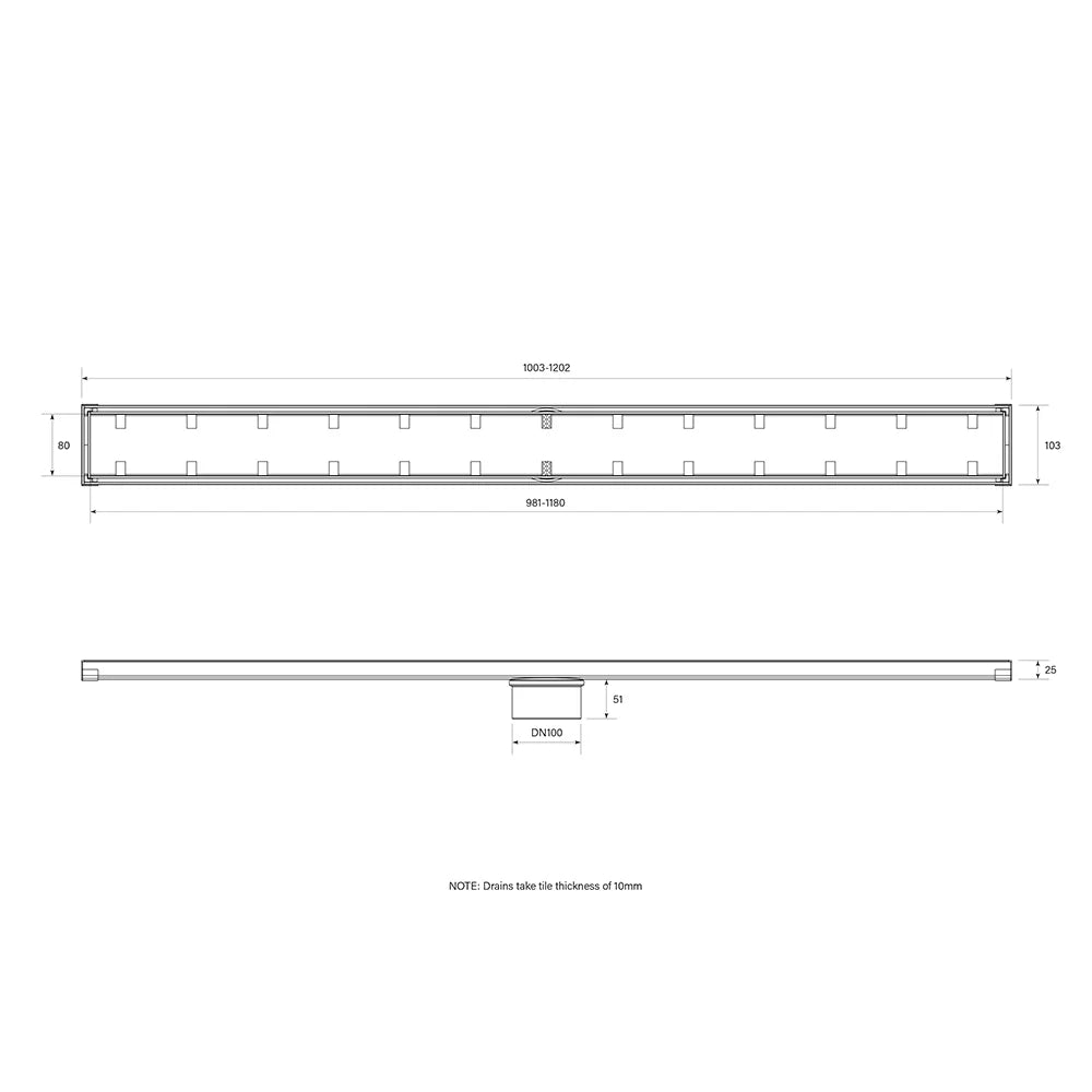 Faucet Strommen Torrent Custom Tile In Strip Drain 1001-1200