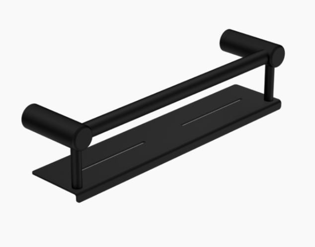 Nero Mecca Care 25mm Grab Rail With Shelf 300mm