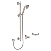 Fienza Lillian Lever Rail Shower Set Brushed Nickel