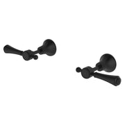 Lillian Lever Wall Top Assemblies Matte Black