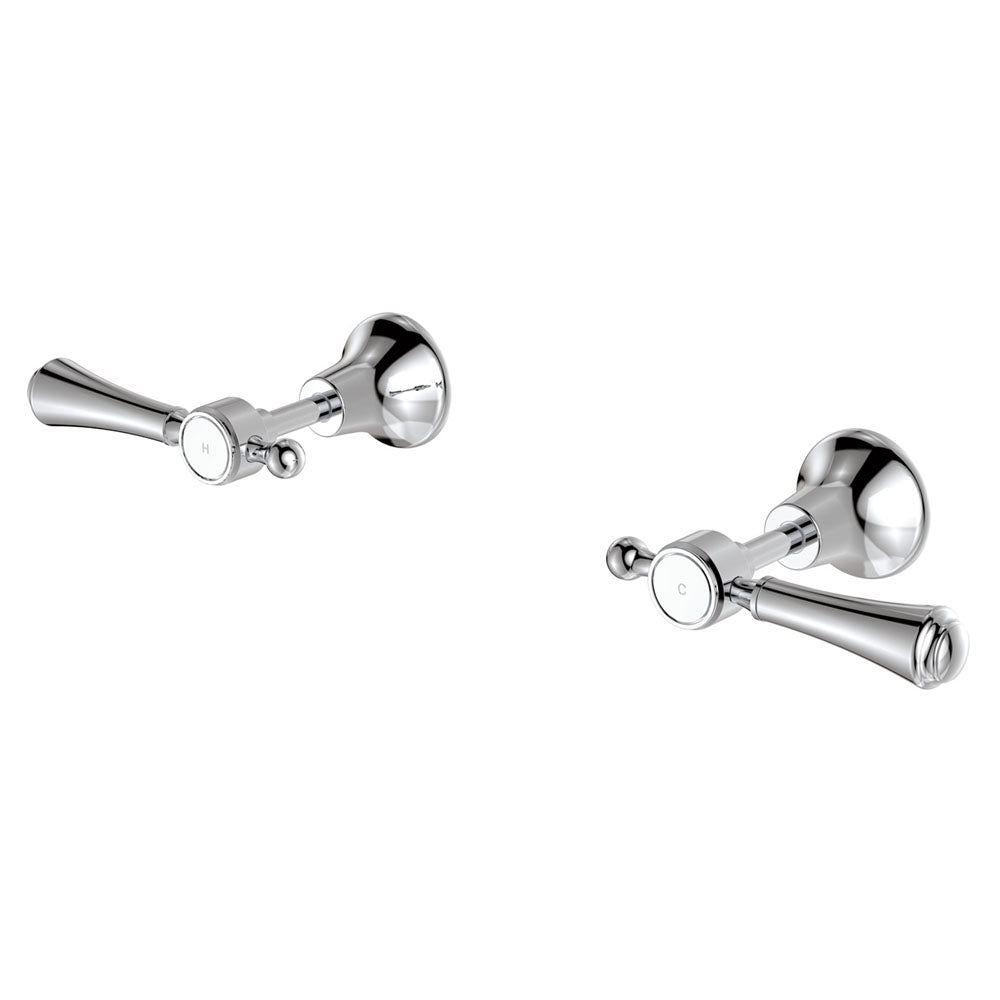 Lillian Lever Wall Top Assemblies Chrome