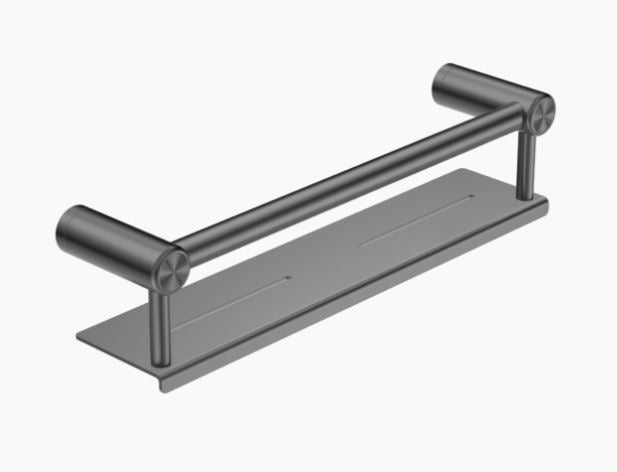 Nero Mecca Care 25mm Grab Rail With Shelf 300mm