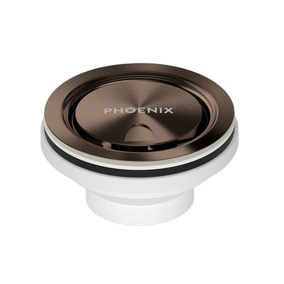 Phoenix Covered Sink Basket Waste Brushed Bronze