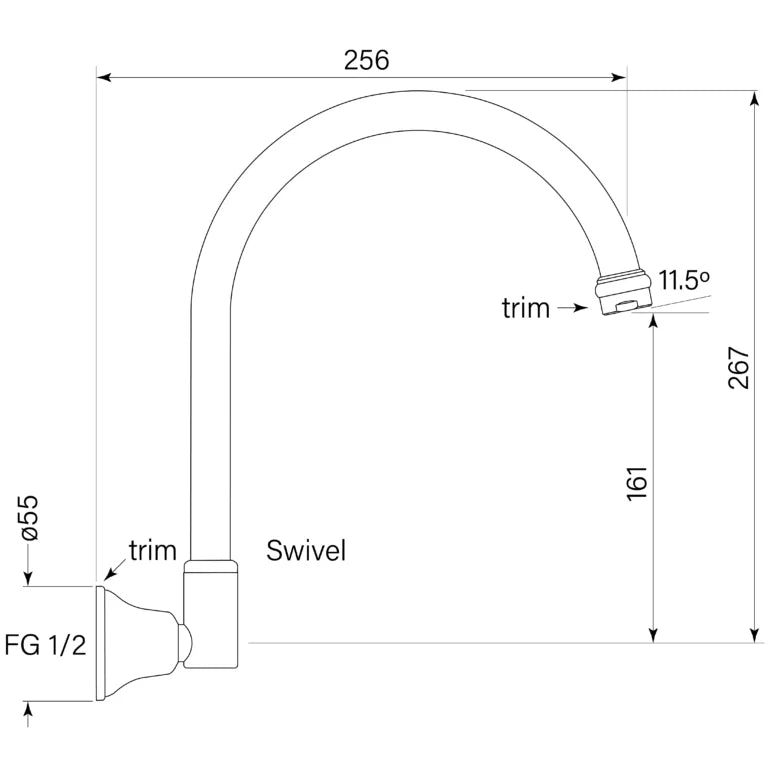 Faucet Strommen Cascade Spa Outlet Wall
