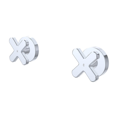 Fienza Kaya Cross Wall Taps, Chrome