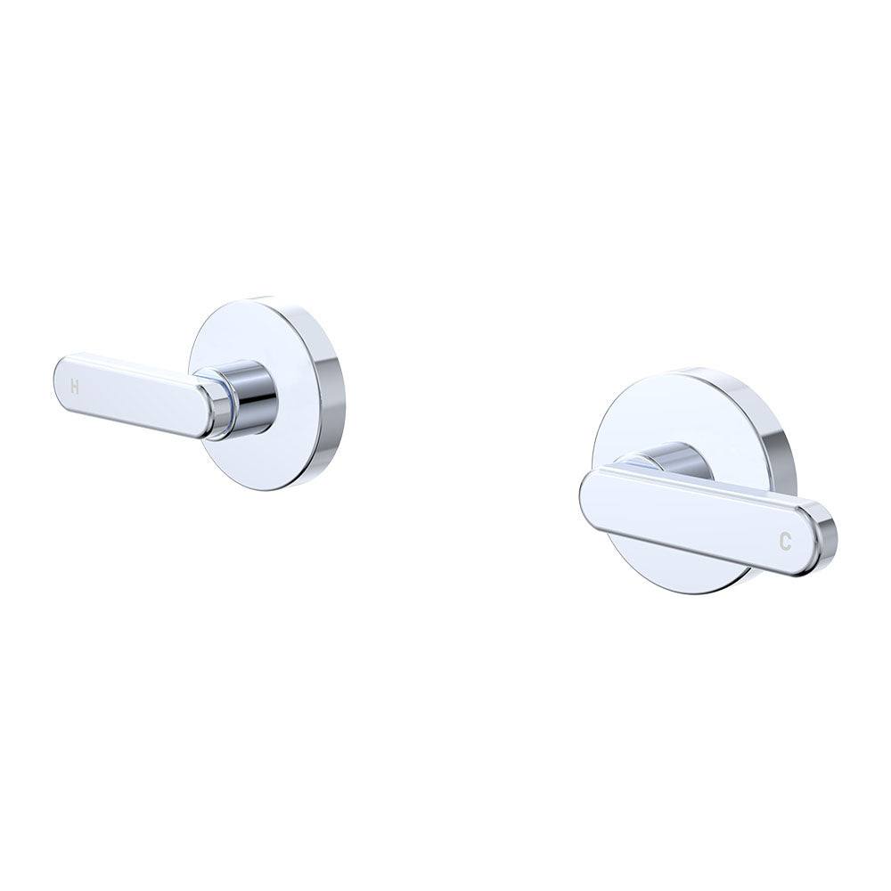Fienza Kaya Lever Wall Taps, Chrome