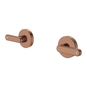Fienza Kaya Lever Wall Taps, Brushed Copper