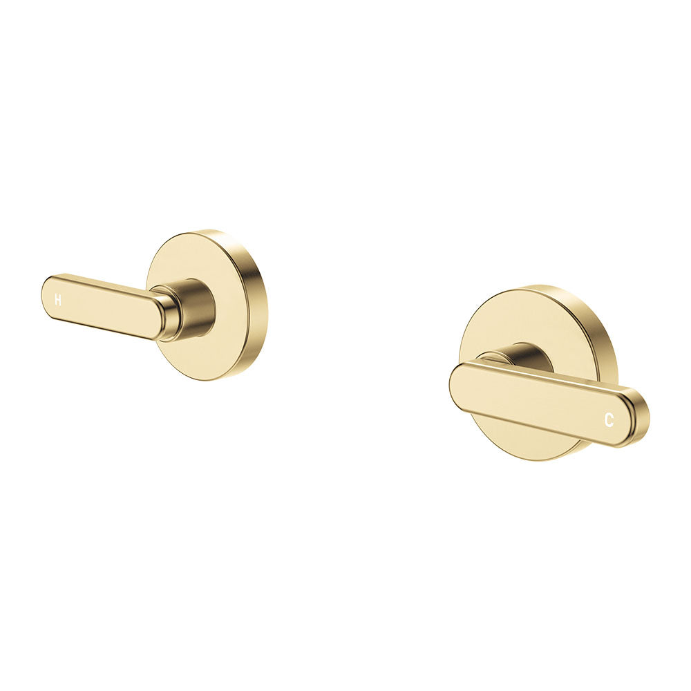 Fienza Kaya Lever Wall Taps, Urban Brass