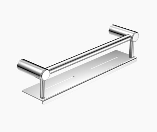 Nero Mecca Care 25mm Grab Rail With Shelf 450mm