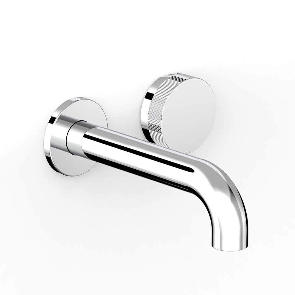Faucet Strommen Zero Progresiv Fluted Wall Basin Mixer Set, 150