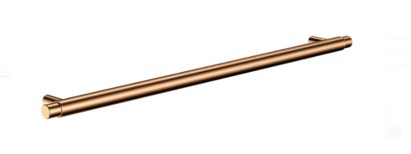 Meir Öppen Round Pull 328mm Cabinet Handle (Brushed) Lustre Bronze