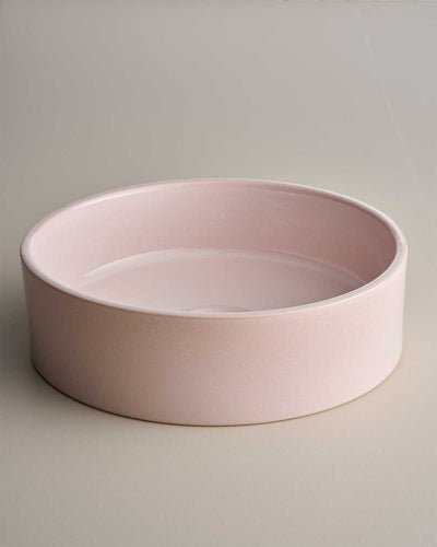 Clay 400 Ceramic Above Counter Basin - Rose Quartz