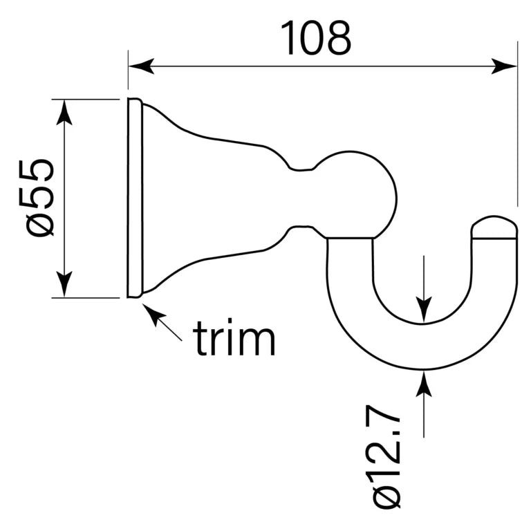 Faucet Strommen Cascade Robe Hook
