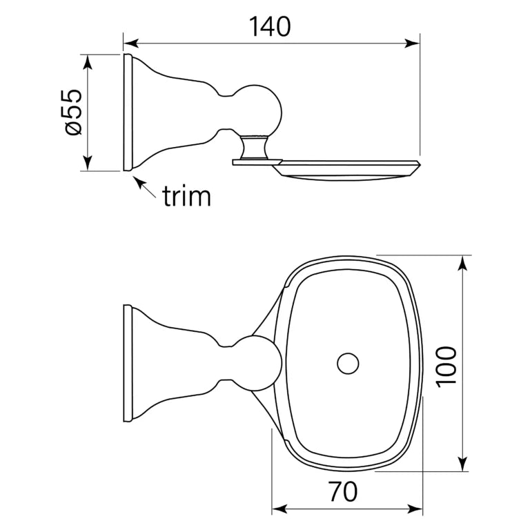 Faucet Strommen Cascade Soap Dish