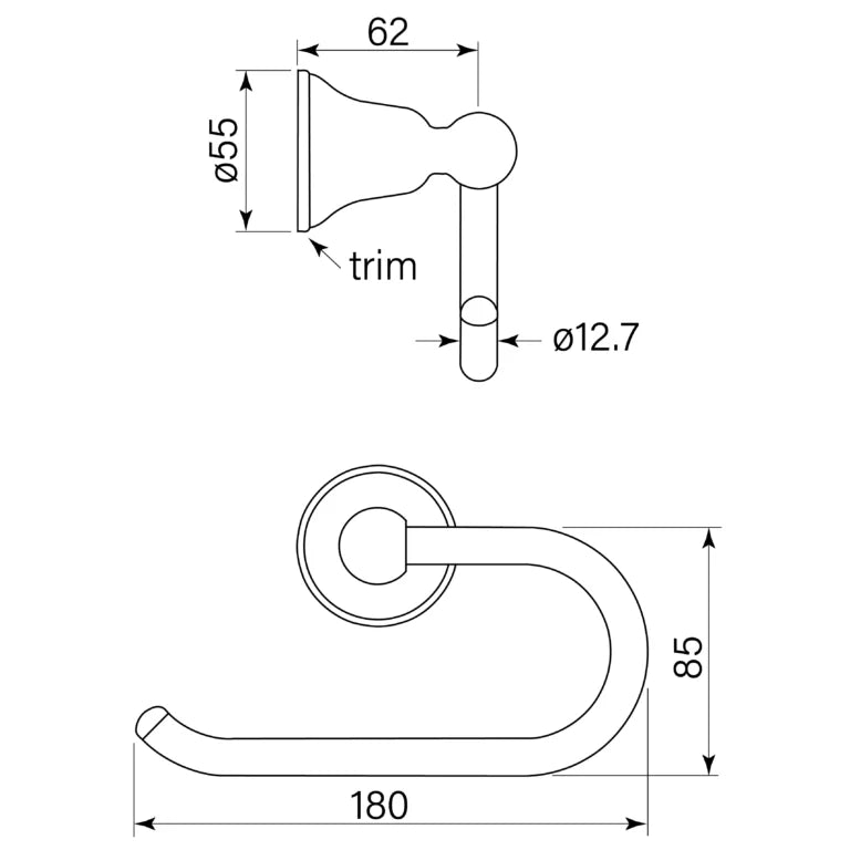 Faucet Strommen Cascade Toilet Roll Holder
