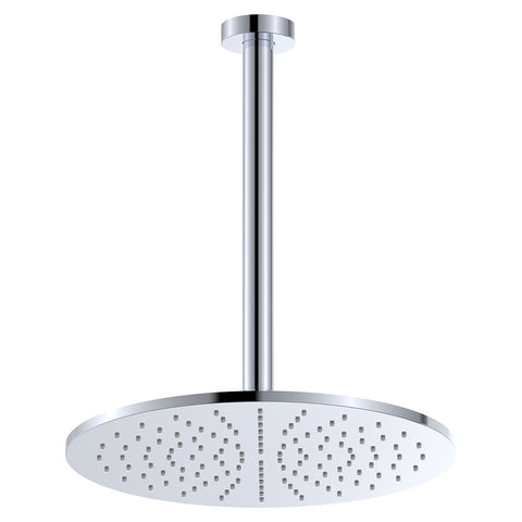 Fienza Empire Slim Ceiling Shower 300mm Head 350mm Drop Chrome