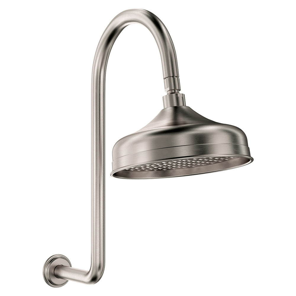 Fienza Lillian Wall Arm Shower Set Brushed Nickel