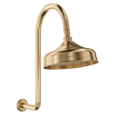 Fienza Lillian Wall Arm Shower Set Urban Brass