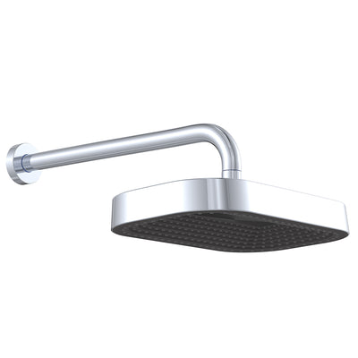 Fienza Kuro Shower Arm Set Soft Square Head Chrome
