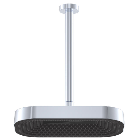 Fienza Kuro Shower Dropper Set Soft Square Head Chrome