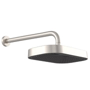Fienza Kuro Shower Arm Set Soft Square Head Brushed Nickel