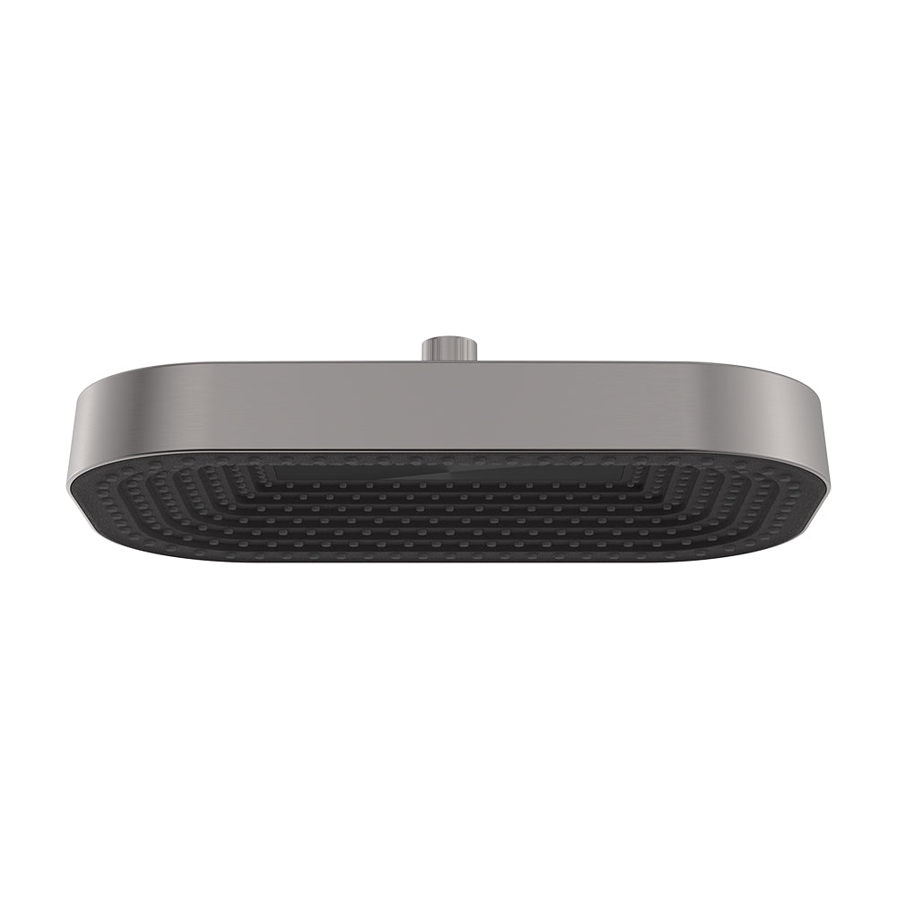 Fienza Kuro Shower Head Soft Square Gun Metal