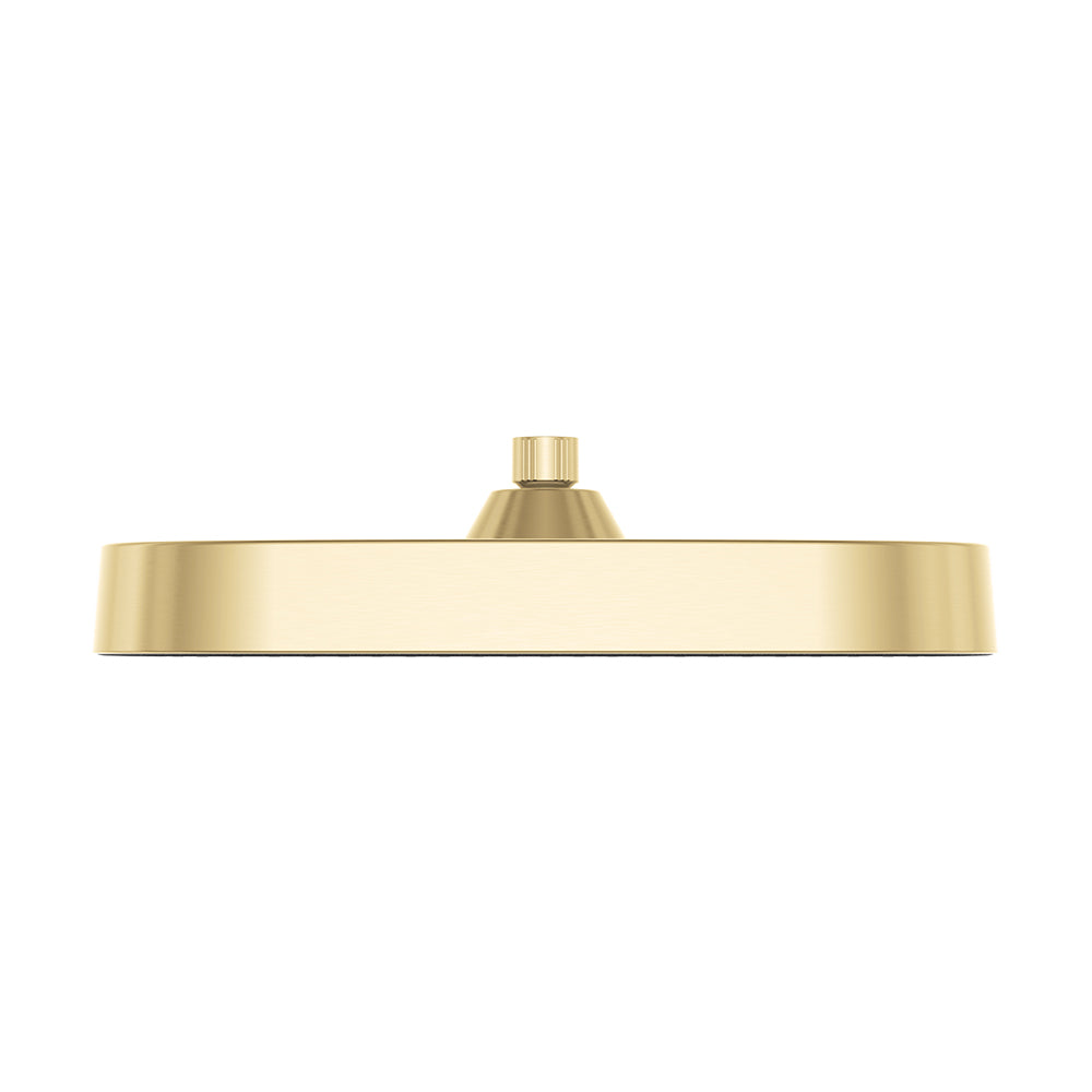 Fienza Kuro Shower Head Soft Square Urban Brass