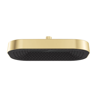 Fienza Kuro Shower Head Soft Square Urban Brass