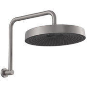 Fienza Kuro Gooseneck Shower Arm Set Round Head Gun Metal