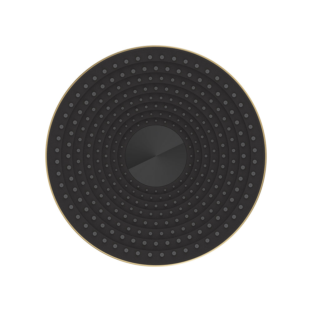 Fienza Kuro Shower Head Round Urban Brass