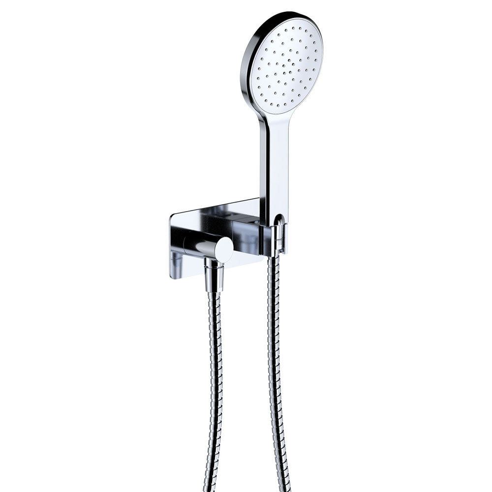 Fienza Kaya Hand Shower, Rectangular Plate, Chrome