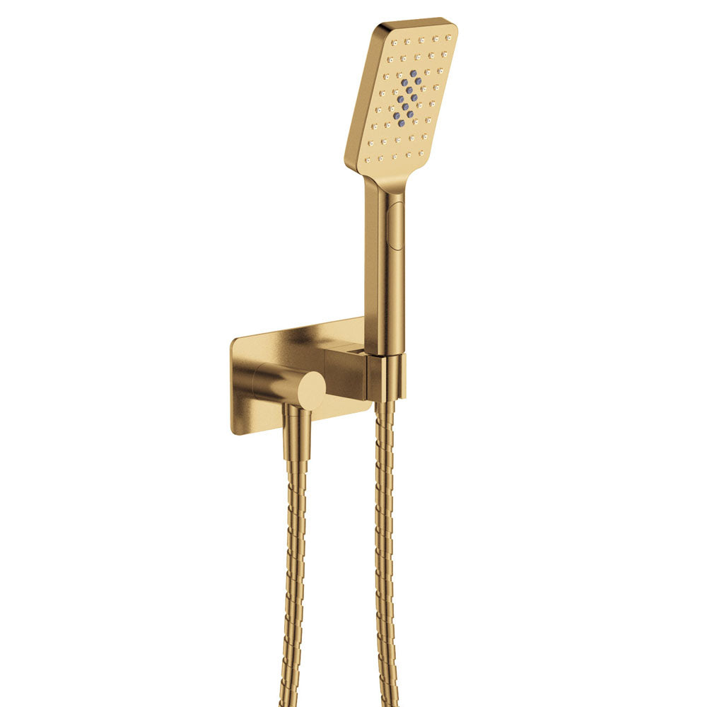 Fienza Tono Hand Shower Rectangular Plate Urban Brass