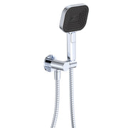Fienza Kuro Hand Shower Round Plate Soft Square Head Chrome